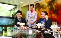 Les long repas de business chinois