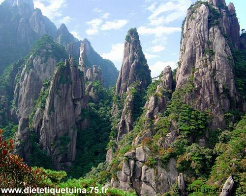 La montagne Song en Chine