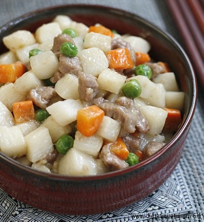 igname de chine dans la cuisine chinoise