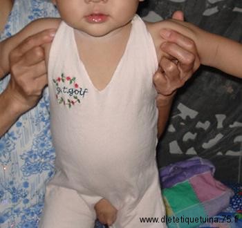 Le devant du pantalon pour Bébé