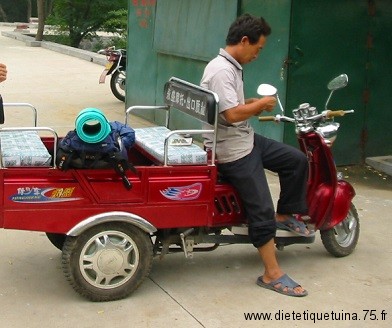 Tricycle à moteur en Chine