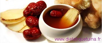 Gingembre associé aux jujubes Gingembre et jujubes