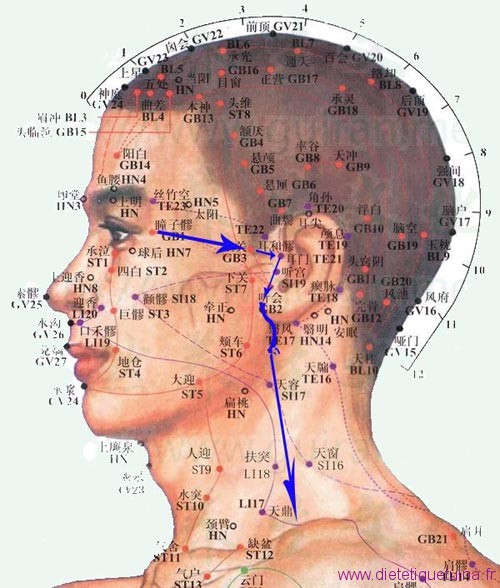 Massage simple lors de douleur ou congestion de l'oreille Massage pour douleur de l'oreille