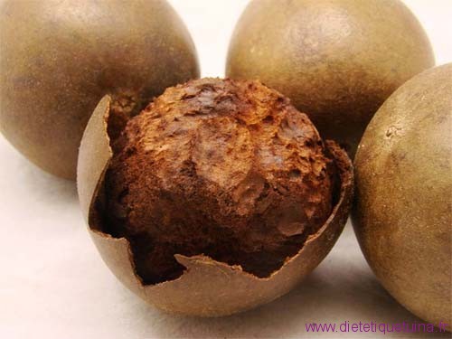 Le fruit de Siraitia Grosvenorii seché et ouvert