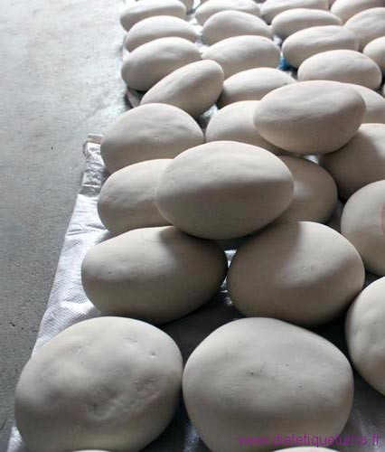 Pate blanche pure de kuzu Fècule fraiche de kuzu