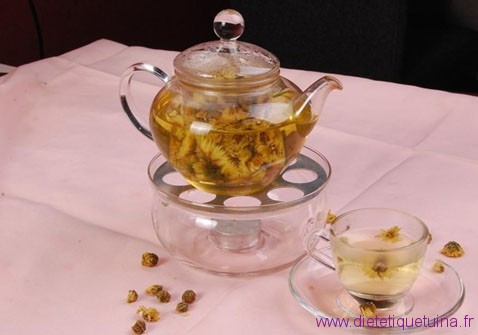 Tisane de fleurs de chrysanthème Infusion de chrysanthème