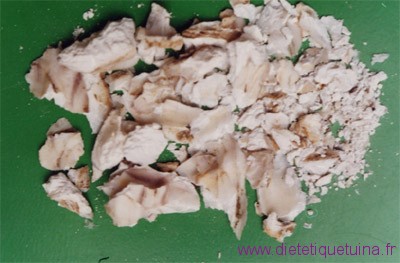 Coquille d'huître cassée pour médecine chinoise